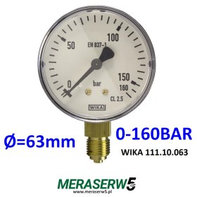 M63R/111.10.063 WIKA   0-160BAR